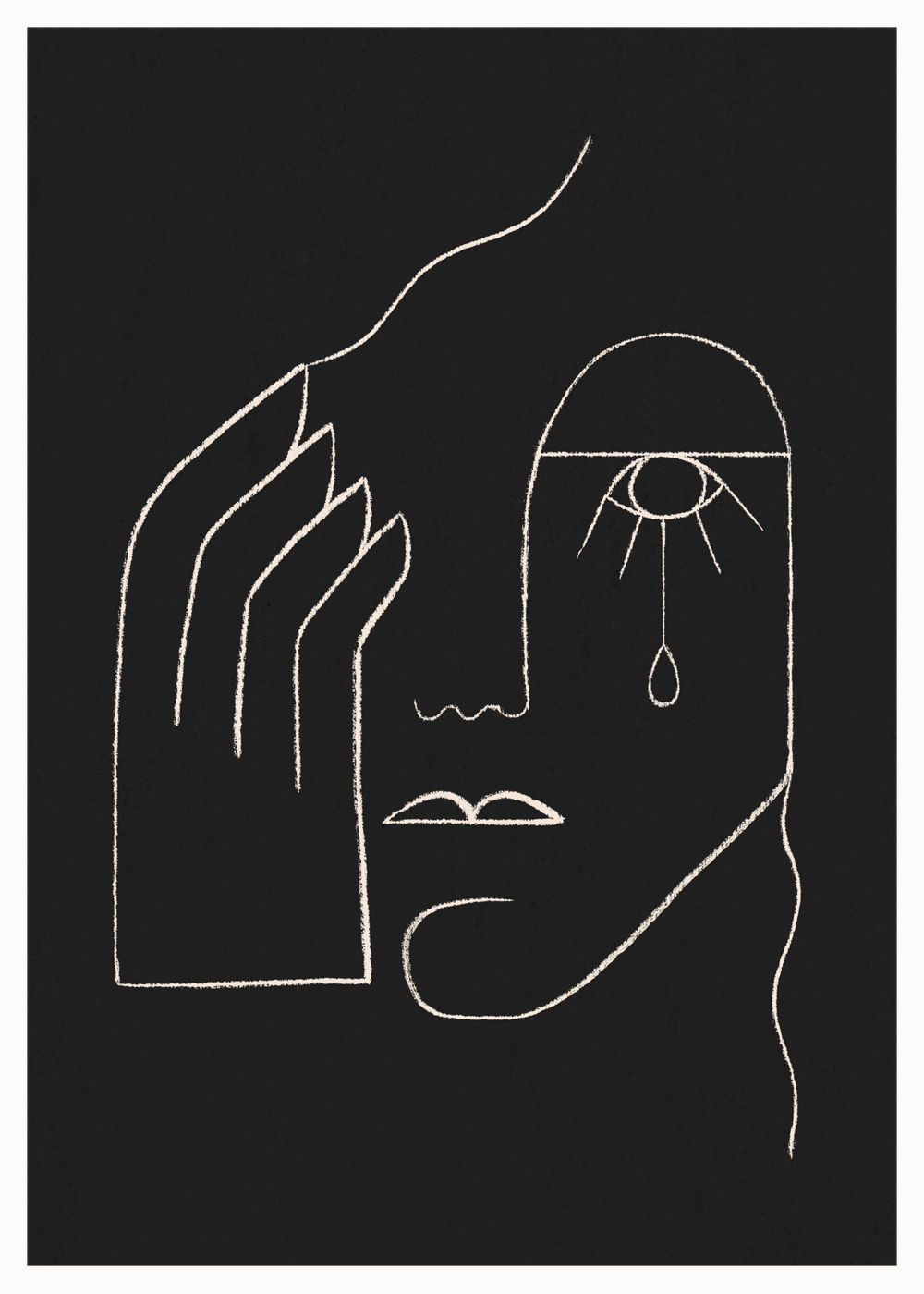 Single Tear - 30x40 cm (30x40 cm)