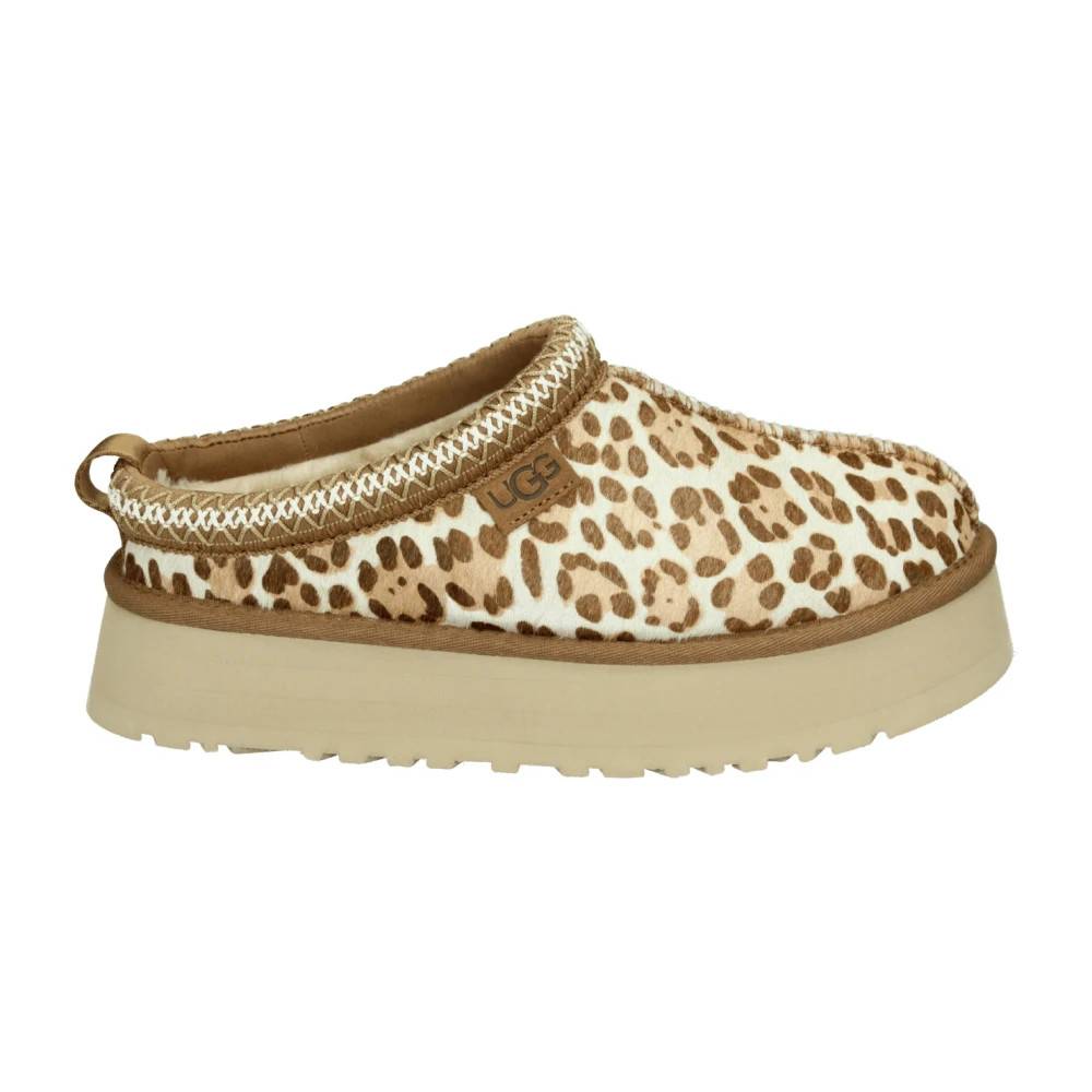 UGG Tazz Plains Slipper - Sko - Dame - Brun - 39 EU - Læder