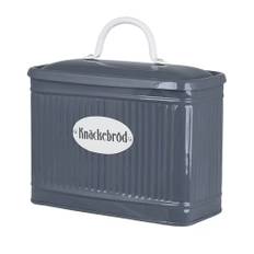Retro knäckebrödsburk - Blå