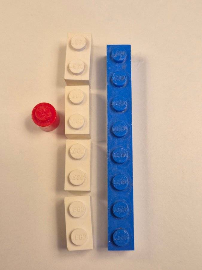 Lego 6 st från 1950-60 talet vintage Retro