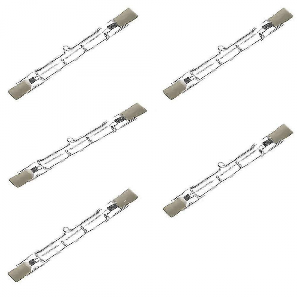 5-pak halogenpærer R7S 78 mm 80 W 230 V varm hvid 2700 K T3 J type projektørpærer velegnede til arbejds-, sikkerhed