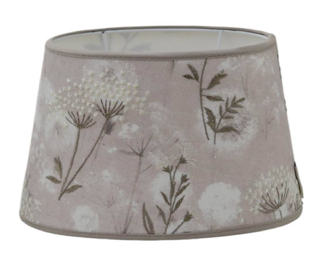 Aurora Oval Lampskärm 30cm Oyster Ashley Wilde