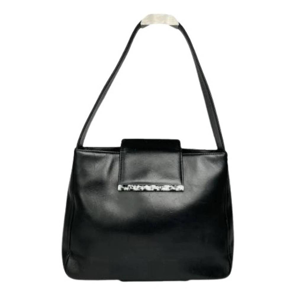 Valentino Vintage Pre-owned Vintage Skuldertaske - Vintage - Dame - Sort - ONE SIZE - Uld