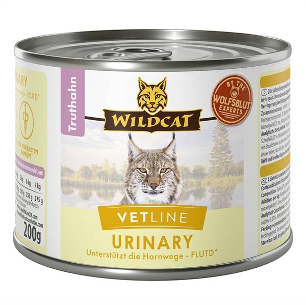 Wildcat VetLine Urinary Turkey dåsemad, 200g