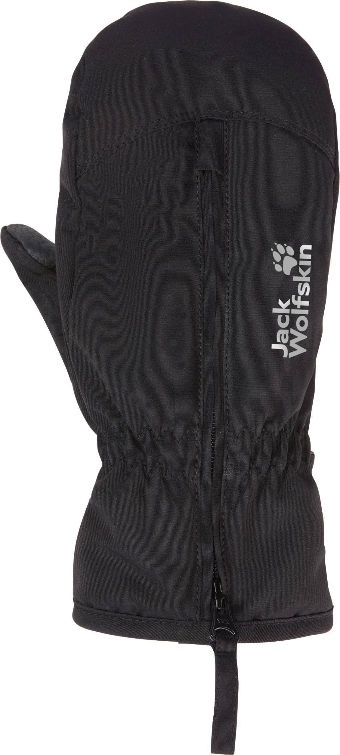 Jack Wolfskin Kids' Easy Zip Mitten Black, 116