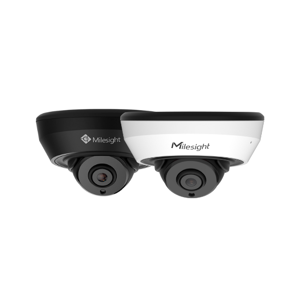 Milesight 4MP Dome IP Indendørs Minikamera - Hvid