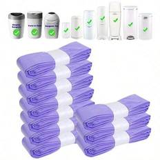 5/10 blöjpåsar för Twist & Click, Tommee Tippee, Sangenic, Simpliee, Angelcare, Genie, Munchkin - Blåröd (En-Storlek,10 st)