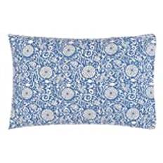 Kuddfodral tryckt i percale av bomull, Shaqui porslin, 50 x 75 cm, Designers Guild