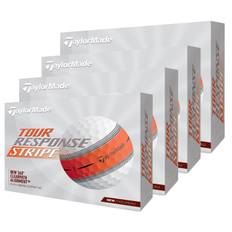 TaylorMade Tour Response Stripe Golf Balls 4 For 3 Promo - Orange