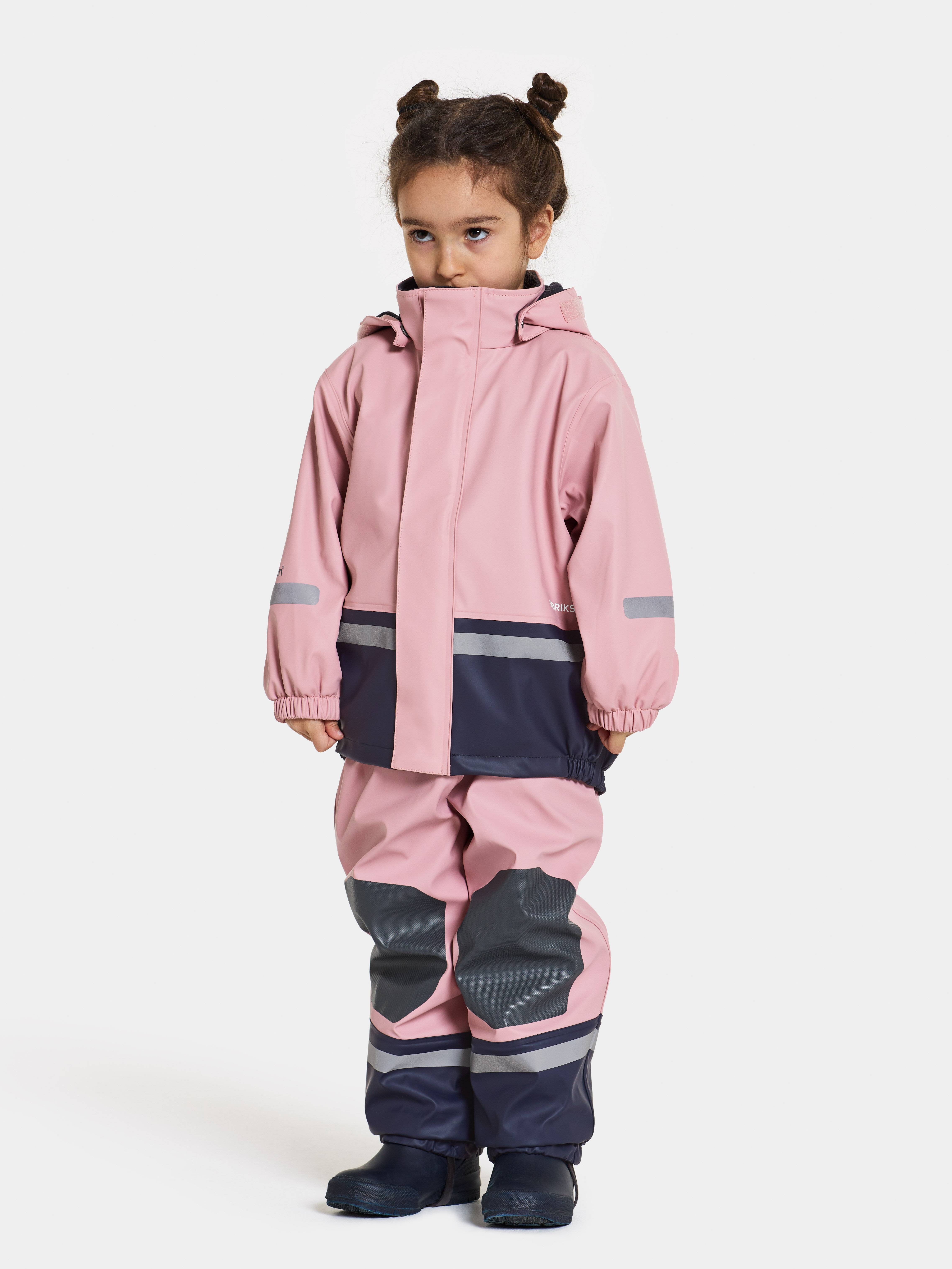 Didriksons Boardman Fodrat Regnset Barn Soft Pink