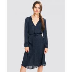 Samsoe & Samsoe Elva ls Womens Dress 10793 Colour: Dark Sapphire, Size: S