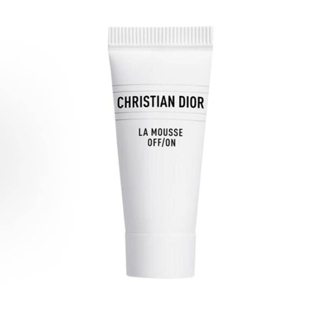 Dior La Mousse OFF/ON Skummande Rengöring 5 ml Ministorlek Återfuktande Mild Ansiktsrengöring vit