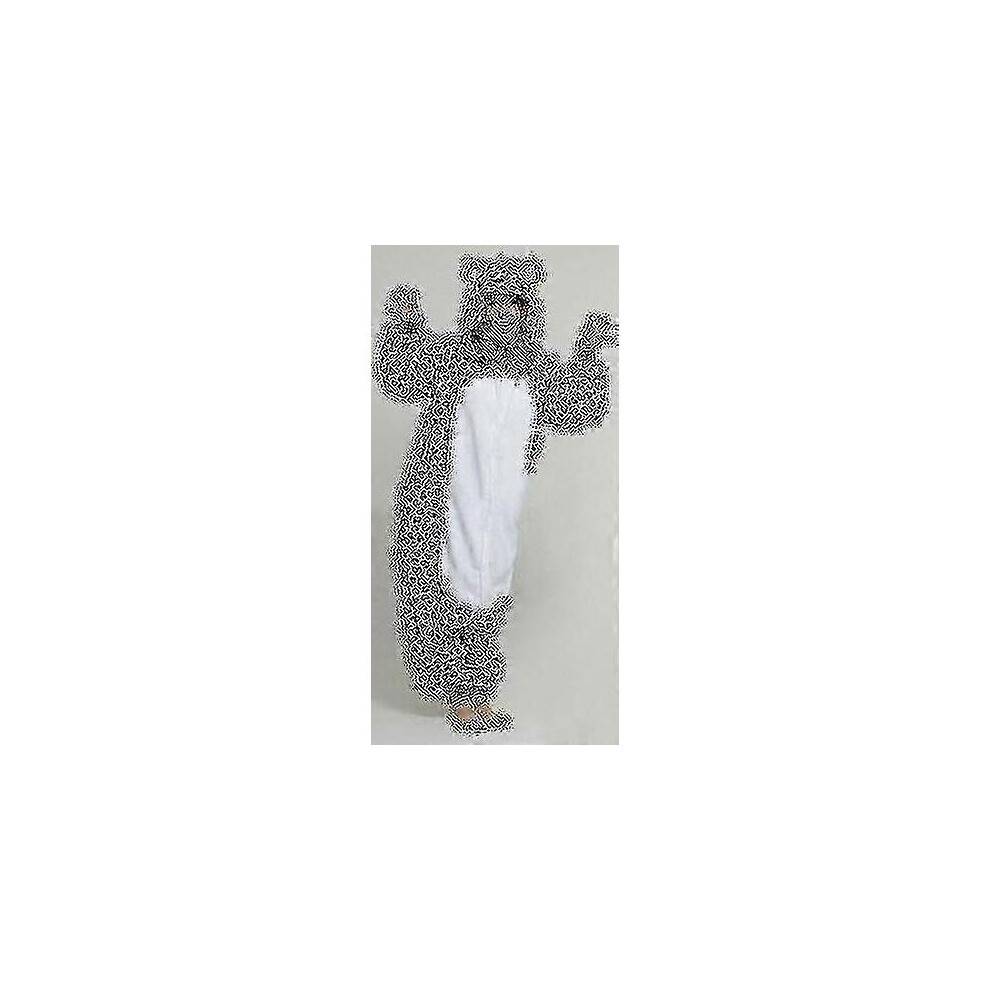 (S for 150-160cm, Leopard Bear) Halloween Unisex Onesiee Fancy Dress Costume Hoodies Pajamas Sleep Wear-9
