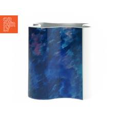 Royal Copenhagen Ocean Moderne blå vase 13.5 x 12 cm Grethe Meyer (str. 13,5x12,5 cm)