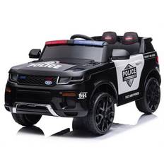 Azeno 12V Police SUV 4x12V med gummihjul