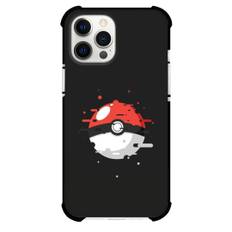 Pokemon Phone Case For iPhone Samsung Galaxy Pixel OnePlus Vivo Xiaomi Asus Sony Motorola Nokia - Pokeball Black Background