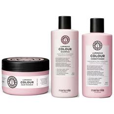 Maria Nila Luminous Color Trio Masque 250 ml, Conditioner 300 ml, Shampoo 350 ml