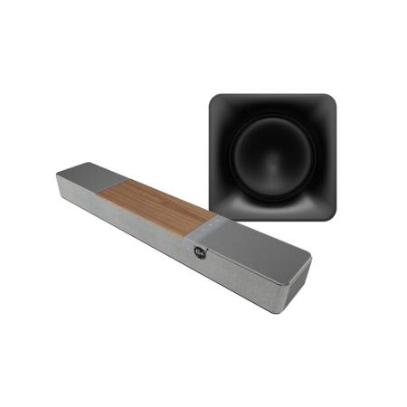 Klipsch Flexus Core 100 soundbar med subwoofer, valnöt