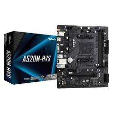 ASRock A520M-HVS - Motherboard - micro ATX - Socket AM4 - AMD A520 Chipsatz - USB 3.2 Gen 1 - Gigabit LAN - Onboard-Grafik (CPU erforderlich)