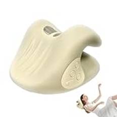 MLqkpwy Nackbår med värme, cervikal massagekudde, Bärbar massagekudde Nackmassagerkudde, Bärbar massagekudde, nackmassagerkudde för män kvinnor mamma pappa