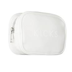 Small Boxy Make Up Bag White