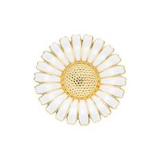 Lund Copenhagen - Marguerit Broche 43mm 24kt Forgyldt Sølv