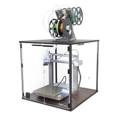 FNATR 3D Drucker-Gehäuse für Prusa MK4/Bambu Lab A1USB-betriebene LED-Leuchte HEPA-Filter-Lüfter Innenmaße 585 x 610 x 570 mm (XYZ)