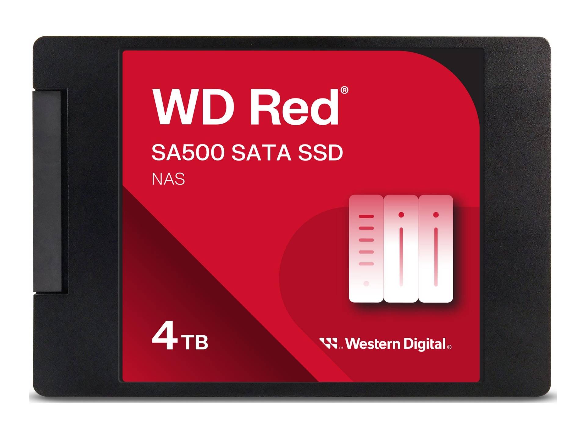 WD Red SA500 WDS400T2R0A-68CKB0 - SSD - 4 TB - inbyggd - 2.5" - SATA 6Gb/s