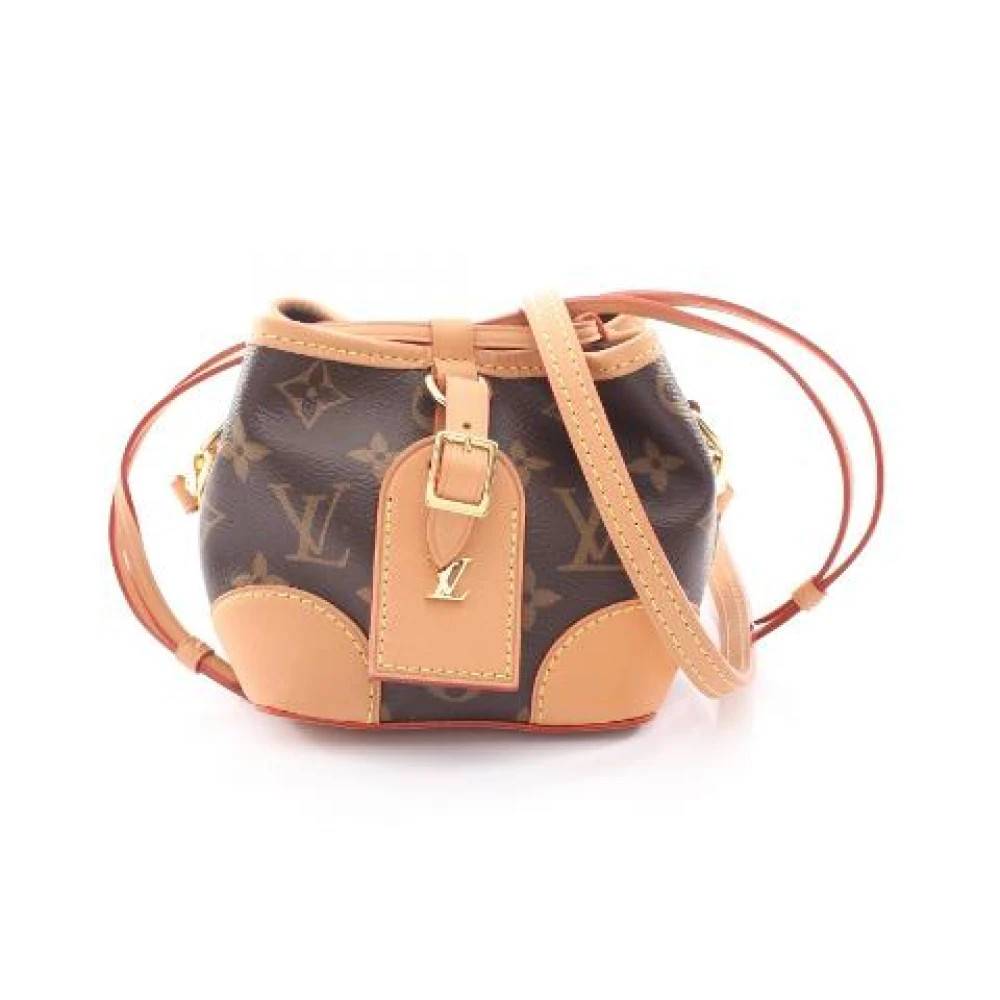 Louis Vuitton Vintage Pre-owned Noe Taske Monogram Skuldertaske - Vintage - Dame - Brun - ONE SIZE - Uld