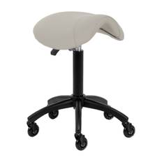 Gabbiano Hairdressing Stool D032 Grey Beige