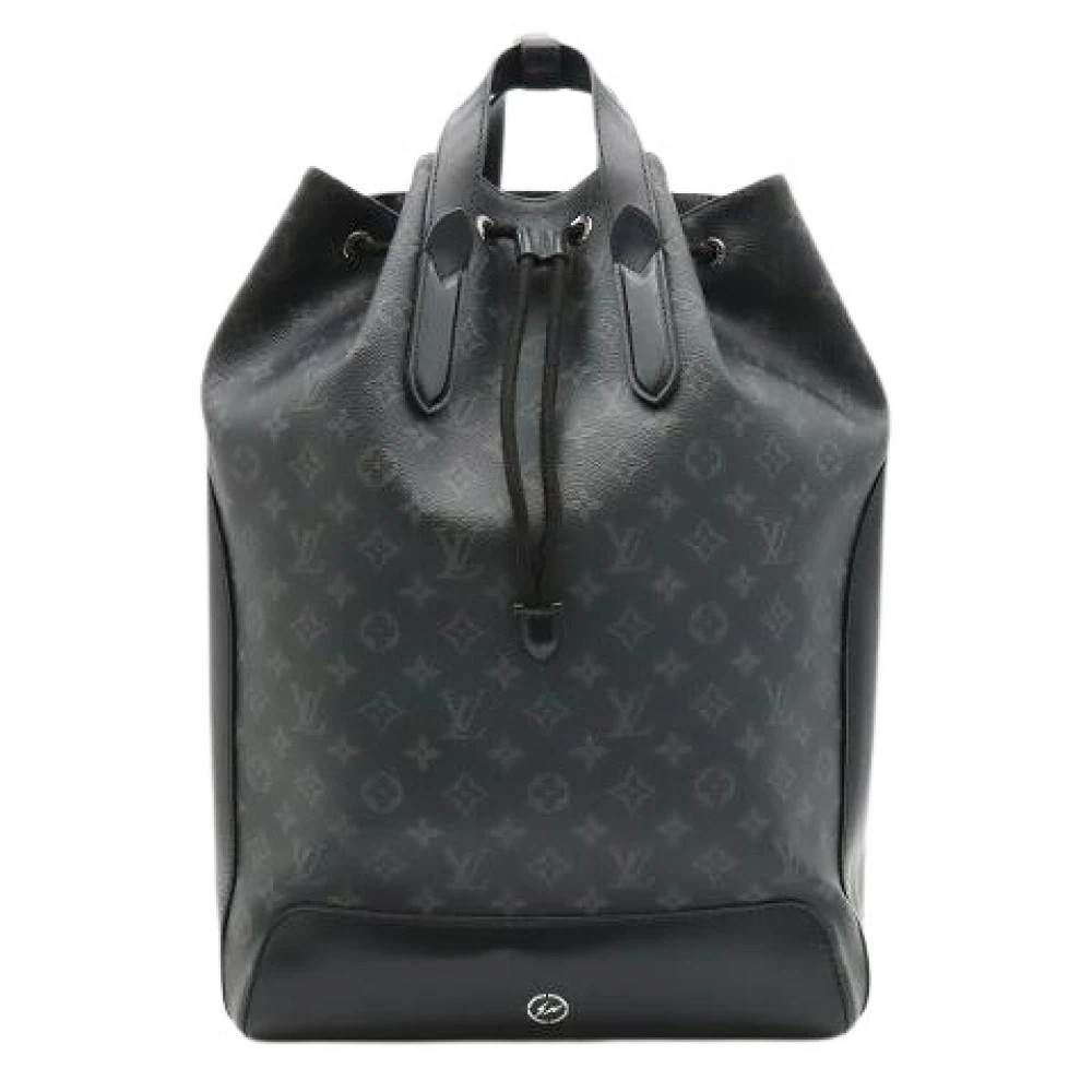 Louis Vuitton Vintage Pre-owned Explorer Monogram Eclipse Rygsæk Limited - Vintage - Herre - Sort - ONE SIZE - Læder