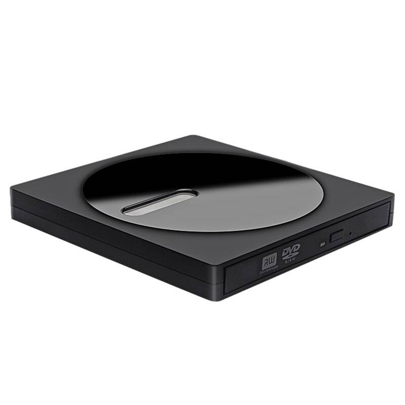 Extern cd dvd-enhet usb 3.0 typ-c dvd-spelare ultratunn brännare för laptop mac stationär pc fönster 10 8 7 xp