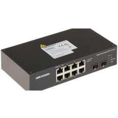 SWITCH PoE DS-3T0510HP-E/HS 8-PORT + 2 x SFP Hikvision