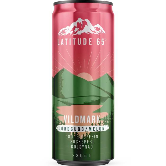 Latitude 65 Vildmark (jordgubb/melon) 330 ml