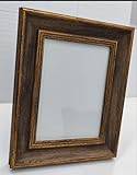 Afuly Vintage 10 x 8 fotoram trä guld antik 8 x 10 bildramar