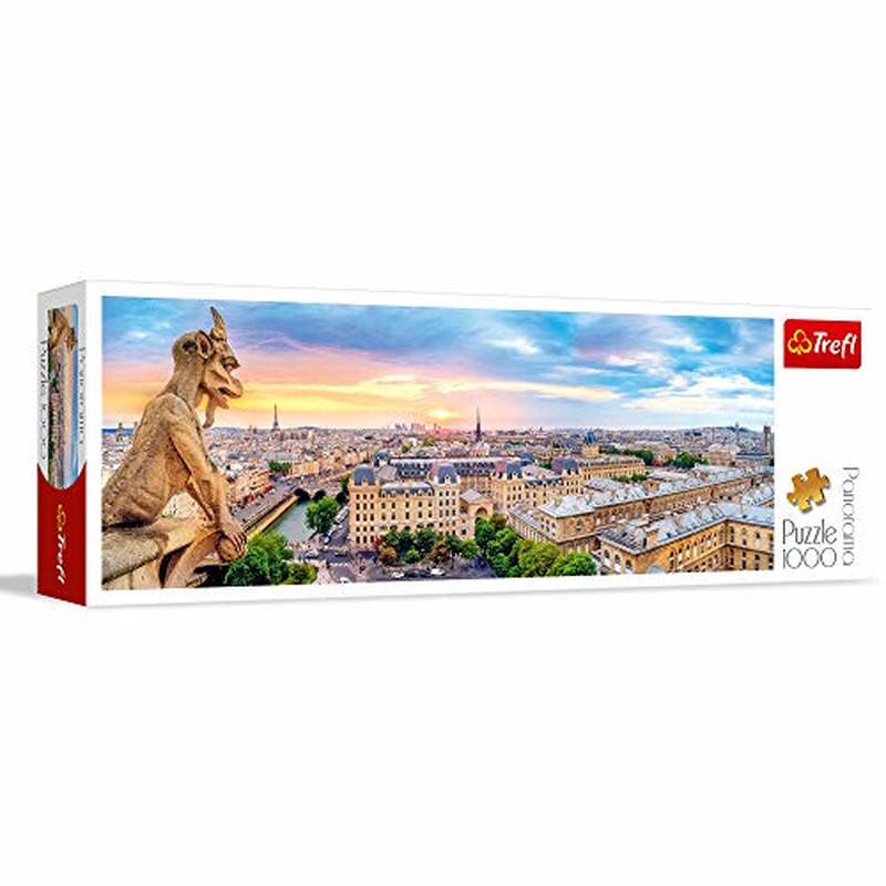 Trefl Puzzle 1000 Panorama – Blick von Kathedrale Notre-Dame über...