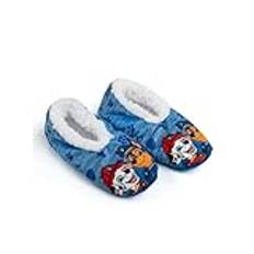 United Labels Homesocks ballerinaskor för flickor och pojkar ABS vintertofflor fodrade tofflor, Paw Patrol ljusblå, 27/30 EU