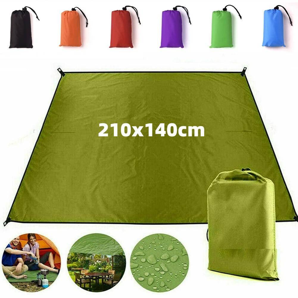 Senaste Gear Ultralätt Tarp Lättviktig MINI Solskydd Markis Campingmatta Tältunderlag 210T Oxford 210140cm 140 x 150cm