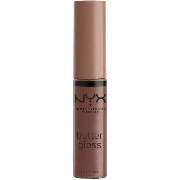 Gloss - NYX - Butter Gloss - Shade Ginger Snap - 8 Ml - Glossy finish brun