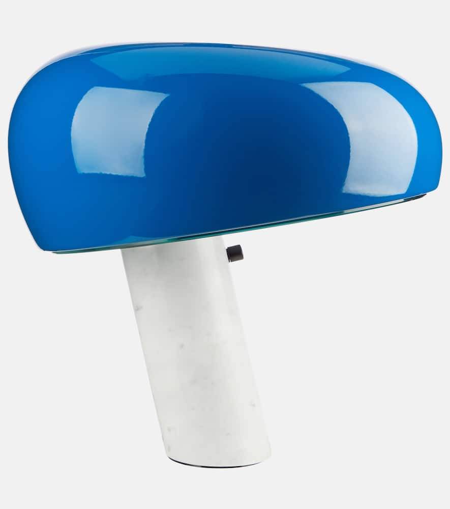 Flos Lámpara de mesa Snoopy por Achille y Pier Giacomo Castiglioni, enchufe EU - azul - Talla Única