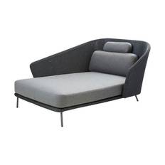 Cane-Line Mega daybed - Grå med hyndesæt