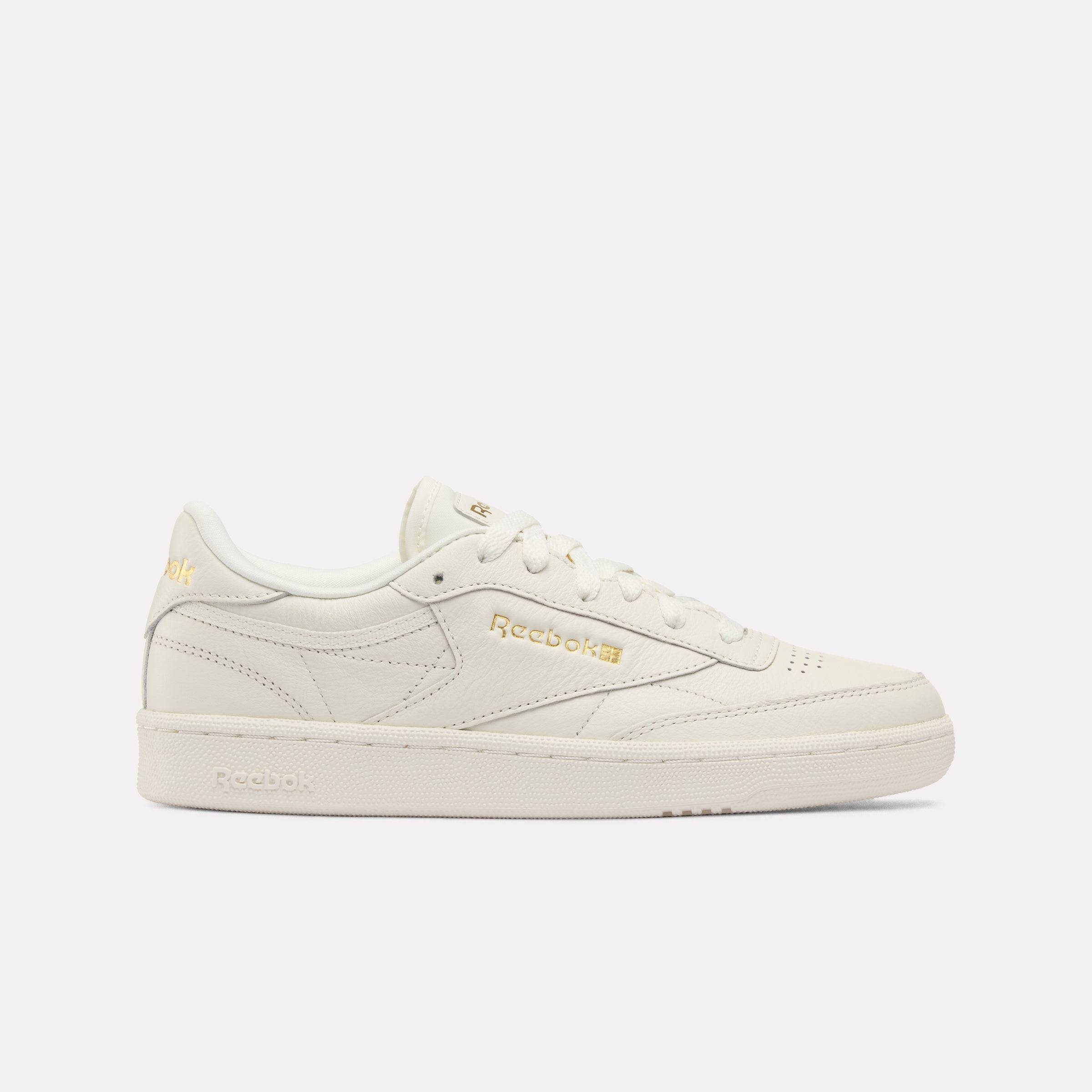 Reebok - Club C 85 Women's Sneakers, CHALK/GOLDMETALLIC, Size: 35