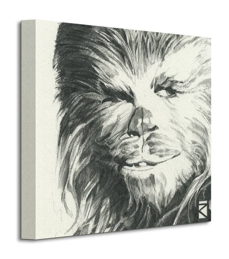 STAR WARS LUKE SKYWALKER SKETCH CANVAS TAVLA 30*30CM Canvastavla