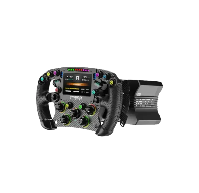 MOZA Racing R9 Direct Drive Wheel Base – V3 + FSR2 Steering Wheel – Bundle