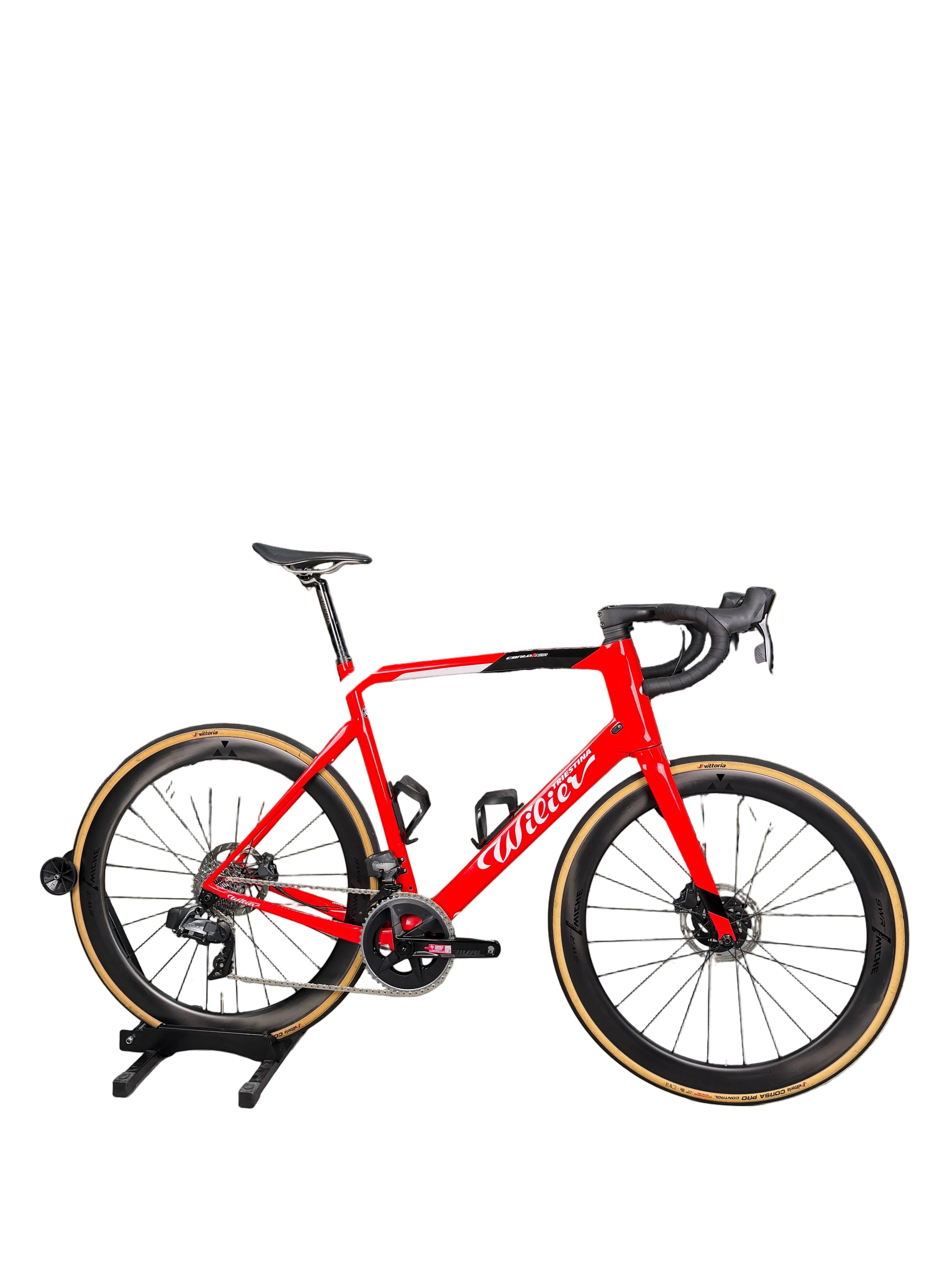 Wilier Cento1NDR Carbon - SRAM Force AXS 2x12sp - Miche carbon wheelset