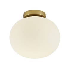 Nordlux Alton Loftlampe Opal Glas og Messing