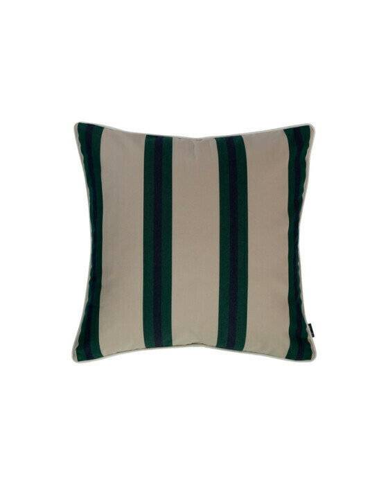 Newport Cricket Stripe kuddfodral grön - Grön (B: 60 x H: 60 cm)