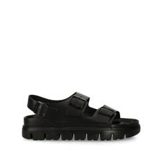 Birkenstock - Milano grova sandaler - dam - läder/polyetylenvinylacetat (peva)/nappaskinn - 39 Narrow - Svart