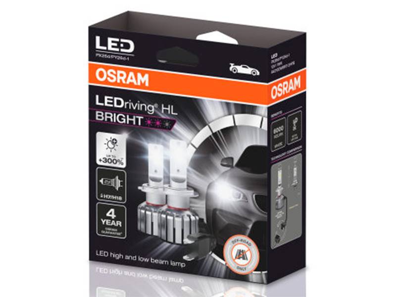Osram HL Bright H7/H18 LED-lampa, par