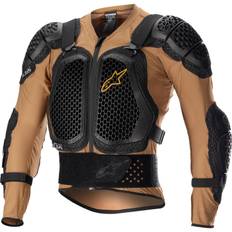 Bröst alpinestars - Crossbröstskydd bio action v2, bionic svart beige brun sand tangerin xl textil